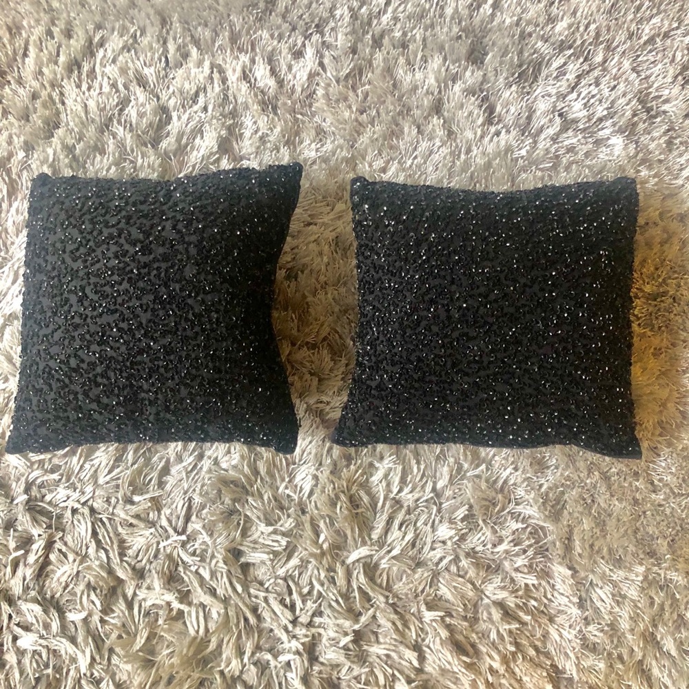 Sequined Embellished Pillows